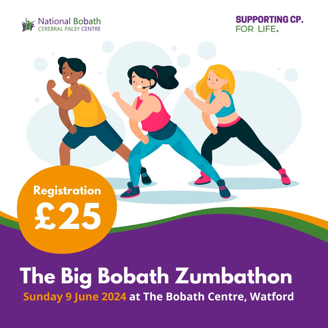 Get ready to groove, sweat, and make a difference. Our Zumbathon is led by a certified instructor and is a fun way to raise money for a fantastic cause (us!) 
Dance your way to our website to sign up today!
#DanceForACause #CerebralPalsyAwareness #WatfordCommunity #cerebralpalsy
