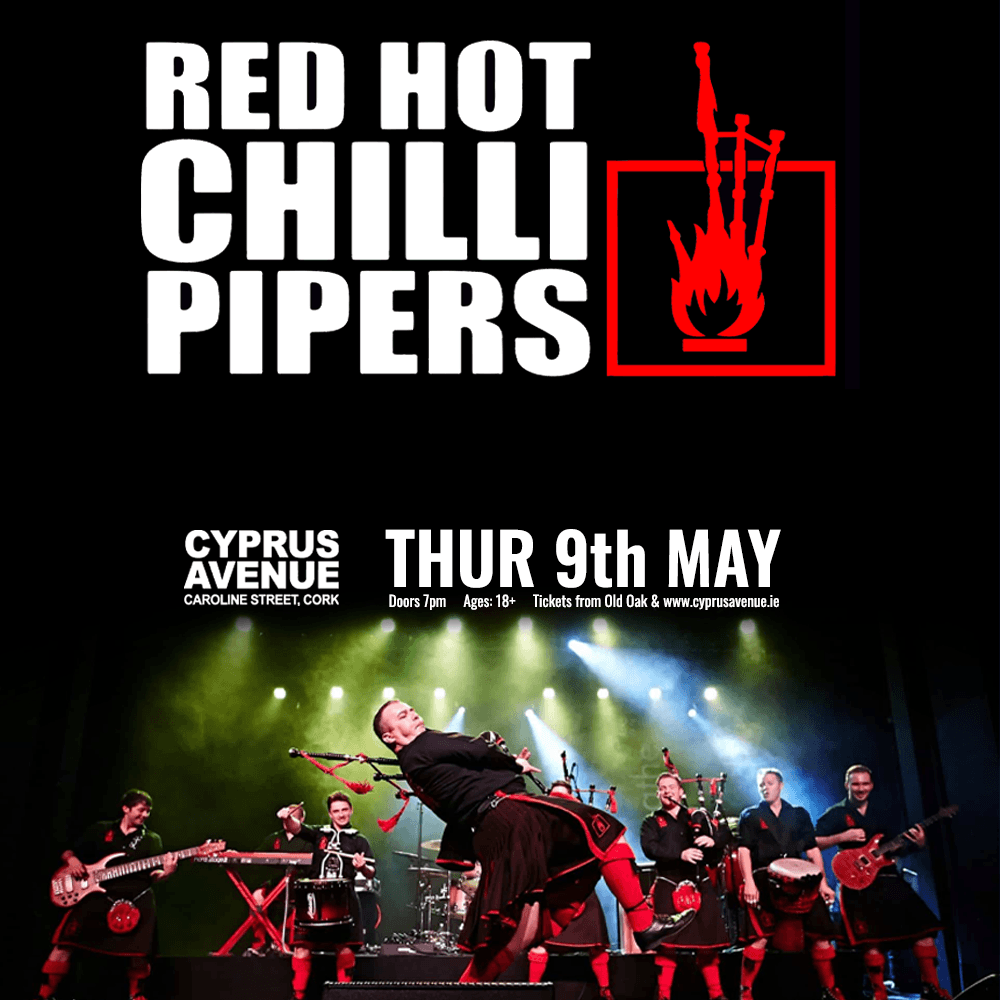 There has never been anything quite like The Red Hot Chilli Pipers... Get ready for bagpipes with attitude and drums with a Scottish accent! Grab your tickets now at cyprusavenue.ie 🥁 @chillipipers