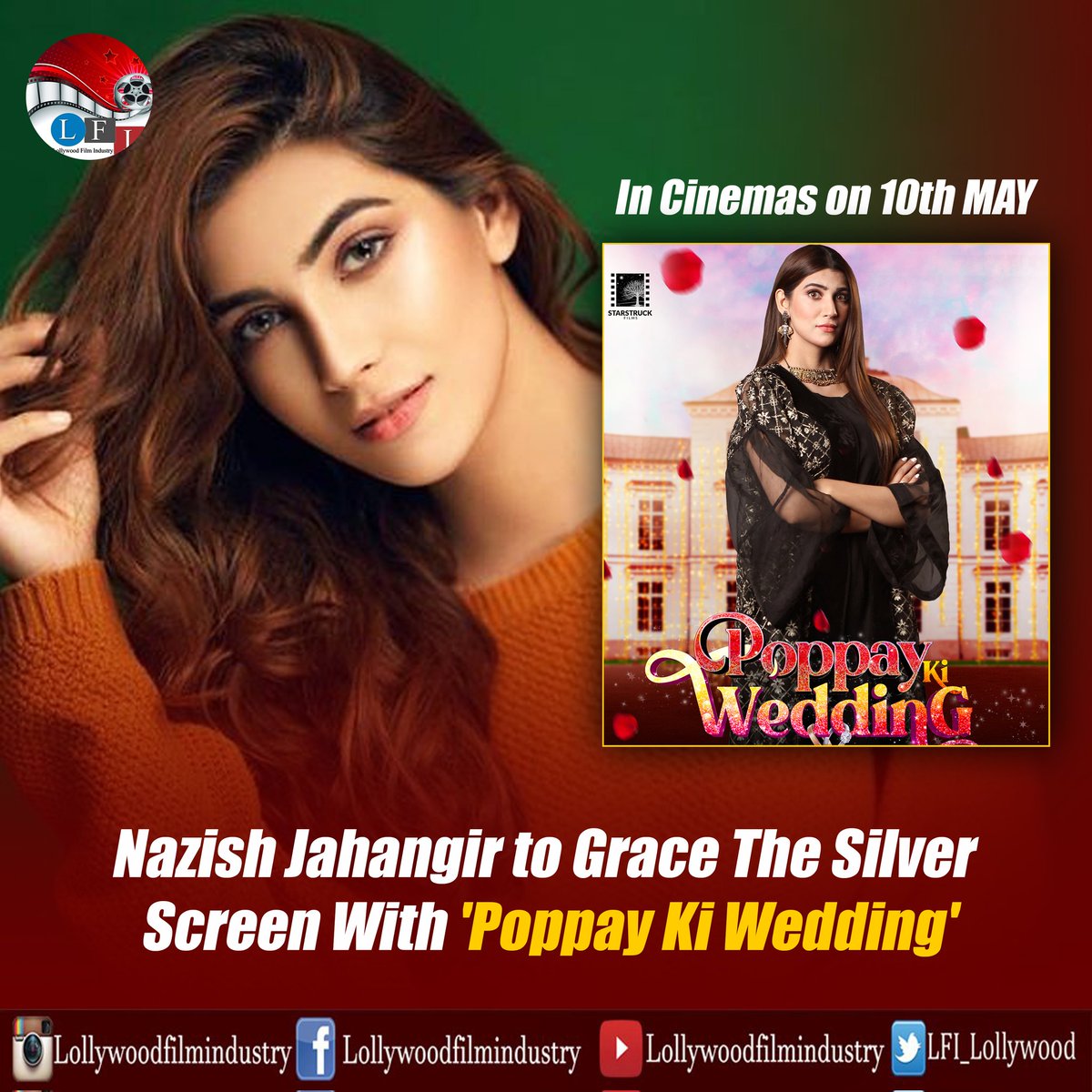 Nazish Jahangir to Grace The Silver Screen This Weekend With 'Poppay Ki Wedding' #PoppaykiWedding #humfilms #KhushhalKhan #NazishJahangir #SarahAijazkhan #AleezayRasul #ShamyaleNasir #Lollywoodfilmindustry