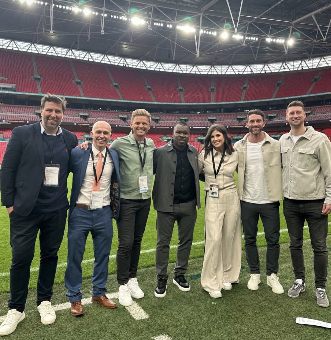 Lucky to have experienced many memorable days at Wembley, and Sunday was another. Proud of the @TheVanaramaNL coverage on @tntsports made possible by a crew of talented & committed people behind the scenes