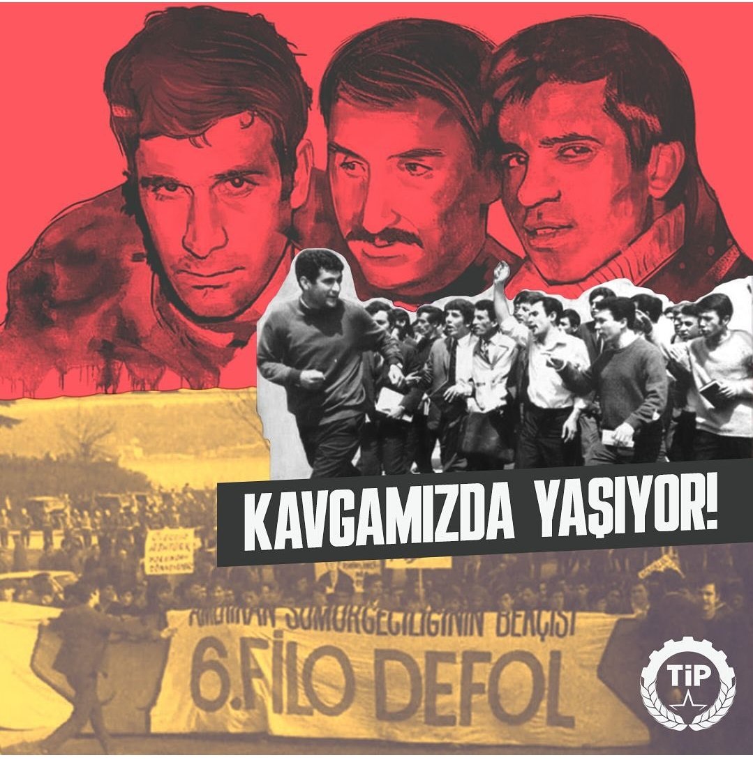 Tam bağımsız sosyalist Türkiye’yi kurmak için çıktıkları yolda 52 yıl önce bugün katledilen üç fidanı; Deniz Gezmiş, Yusuf Aslan ve Hüseyin İnan’ı sevgi, saygı ve özlemle anıyoruz.

Deniz’lerin tam bağımsızlık sosyalist Türkiye ve nehirden denize özgür Filistin mücadelesi sürüyor