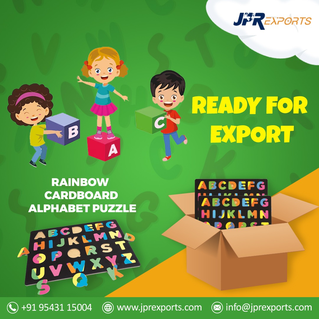 From east to west, north to south, JPR Exports spreads the joy of learning globally with our Alphabet Puzzle! 🌍🚀

jprexports.com
#JPRExports #AlphabetPuzzle #GlobalLearning #jpr #exporter #searchimportersglobally