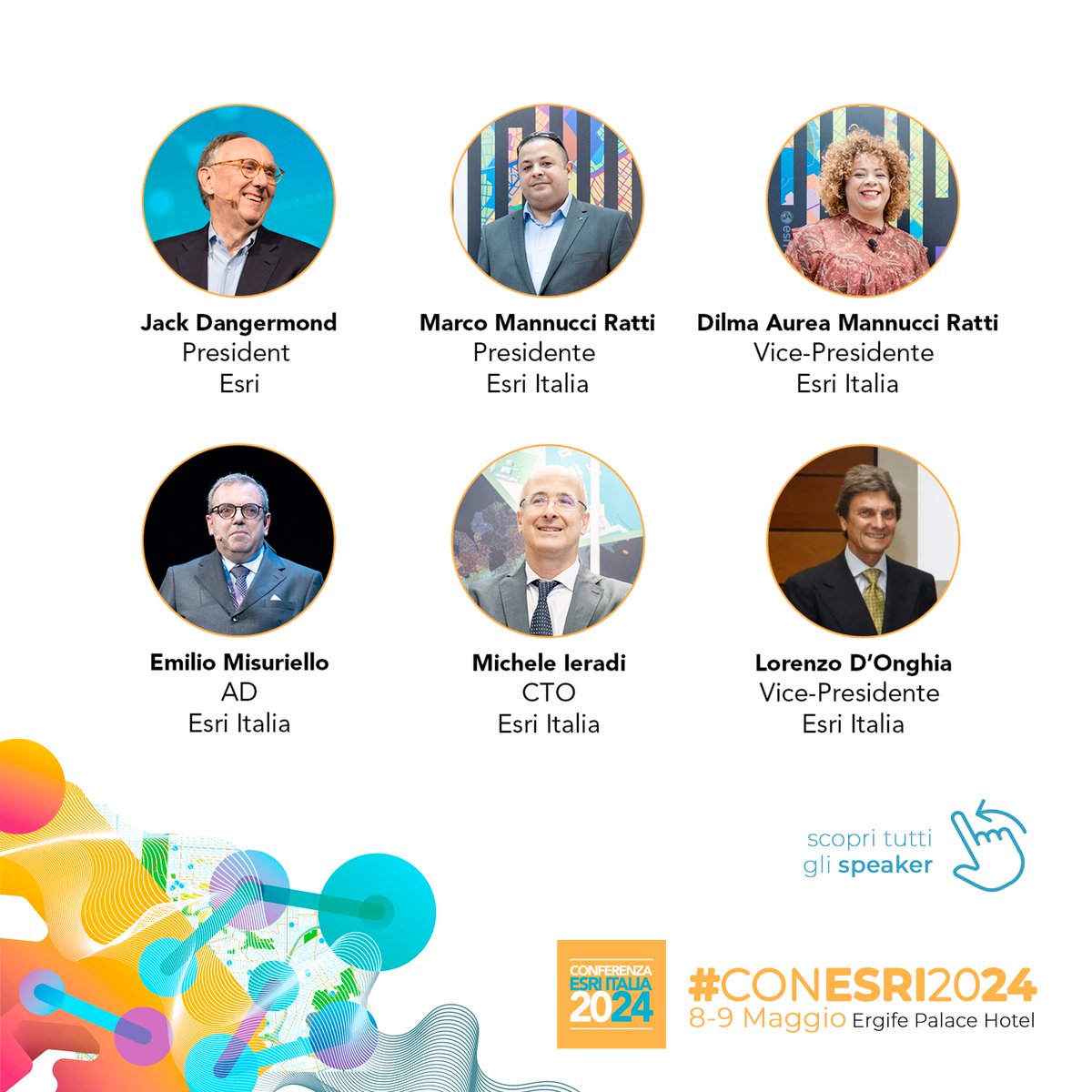 Esriitalia's tweet image. Non perdere i #KeyNoteSpeech di rilievo che verranno presentati durante la #SessionePlenaria della Conferenza Esri 2024!

👉 Iscriviti sul sito: bit.ly/3t3hfbu

#Esri #GIS#TheScienceofWhere