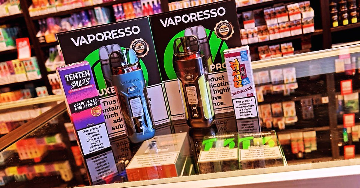 Vaporesso luxe x pro kit on offer in store
Come on down and grab yours today with liquids and extra pods

#vape #vapelyf #clouds #ecig #vaping #quitsmoking #geekvape #vaporesso #voopoo #premiumeliquid #uwell #smoktech #iblazeopenshaw #manchestervape #openshaw #gorton