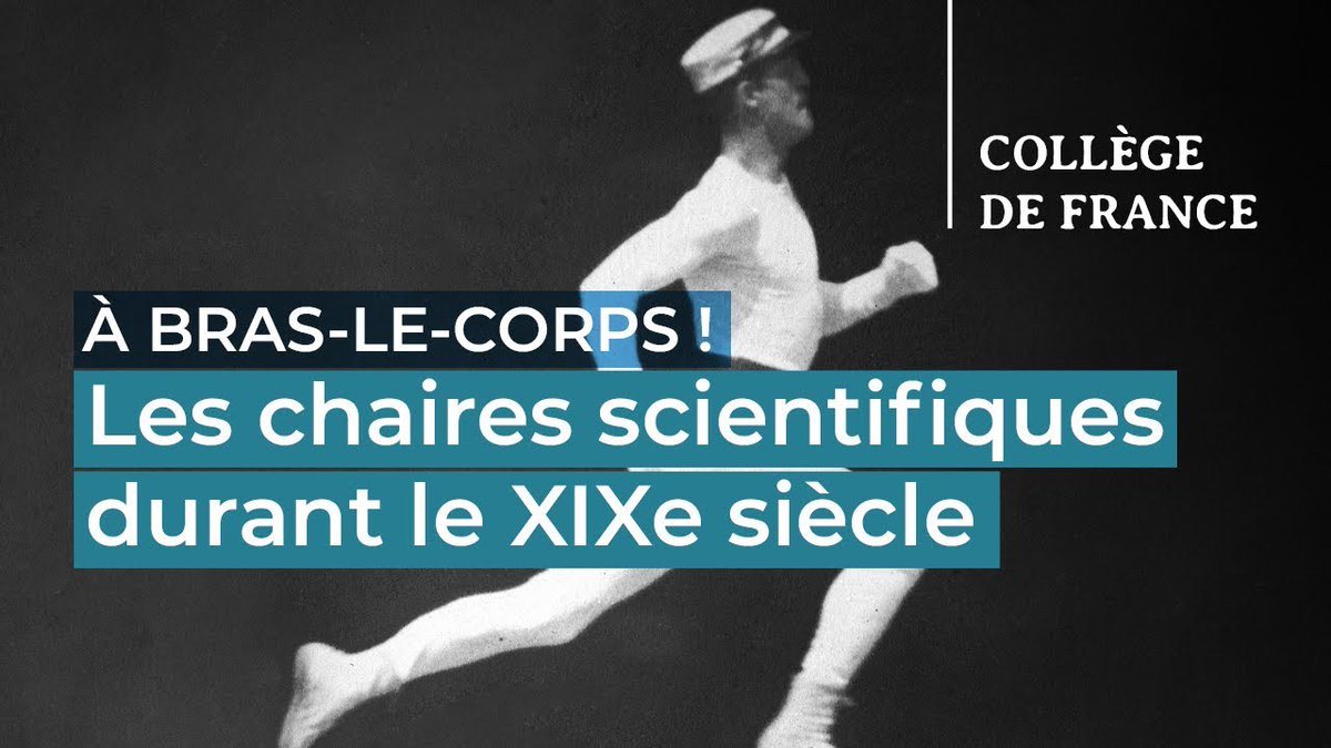 #Histoire #Science 'Aperçu des chaires scientifiques au Collège de France durant le XIXe siècle' 🖥️ La vidéo de la conférence du Pr Antoine Compagnon (@enoitan) dans le cadre de l'#exposition « À bras-le-corps ! » est disponible. 👉 college-de-france.fr/fr/agenda/gran…