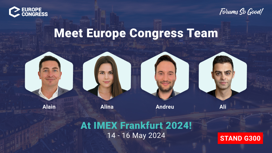 We're excited to meet you at IMEX Frankfurt from 14 - 16 May at the Czech Stand G300! 👋 Stop by or book a meeting with our lovely 'A Team'! 
➡️📒✏️lnkd.in/dF2c4-K8

We look forward to meeting you soon!

#meetingprofs #eventprofs #IMEXfrankfurt