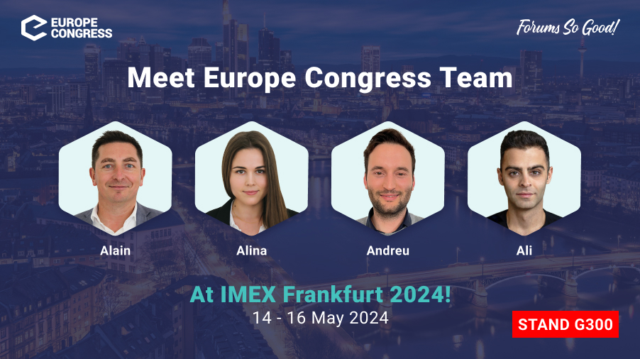 EuropeCongress's tweet image. We're excited to meet you at IMEX Frankfurt from 14 - 16 May at the Czech Stand G300! 👋 Stop by or book a meeting with our lovely "A Team"! 
➡️📒✏️lnkd.in/dF2c4-K8

We look forward to meeting you soon!

#meetingprofs #eventprofs #IMEXfrankfurt
