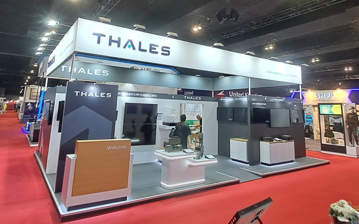 French defense firm, @thalesgroup exhibits at the Defence Services Asia (DSA) 2024. 📣 #DSA2024 @ MITEC 📆 MAY 6-9 📍 Stand 6500 | Level 2, Hall 6