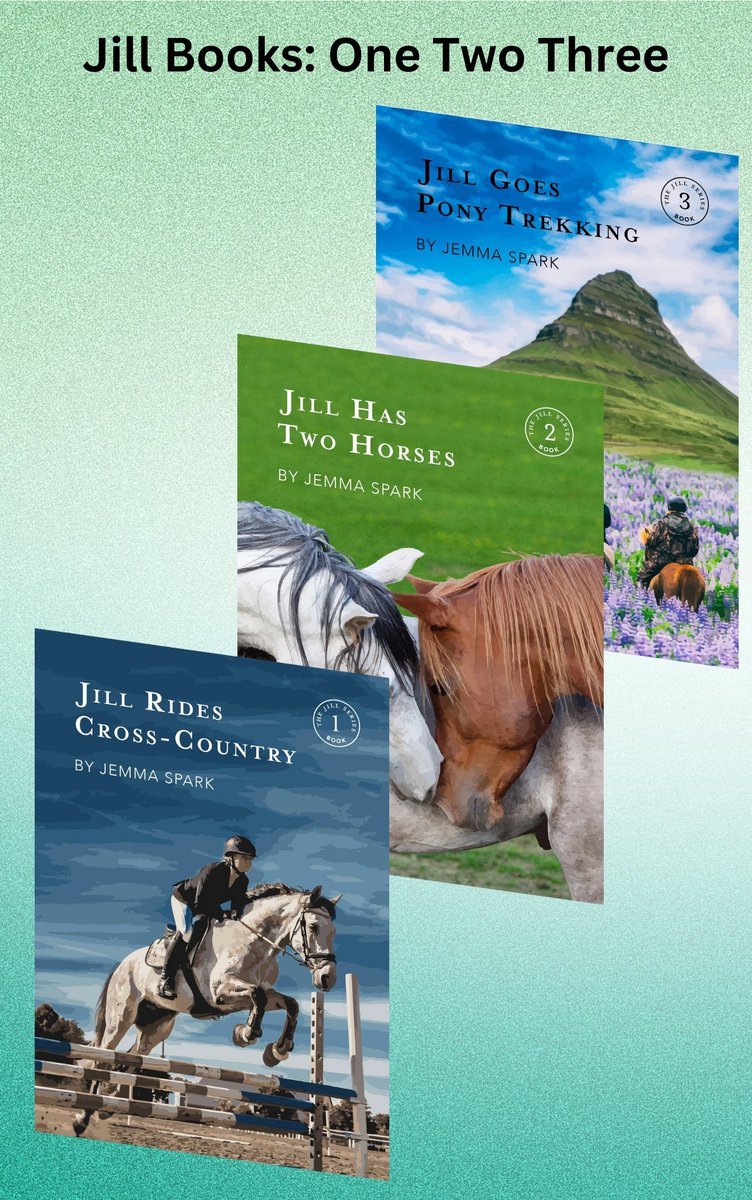 JemmaSpark's tweet photo. I've started bundling ebooks in my Jill series in Kindle, the first three books are only£8.99 #ponybooks #horsebooks #EquestriaGirls #Horses #ponies #horseriding #jillbooks https://t.co/RsO9l6ZjEI