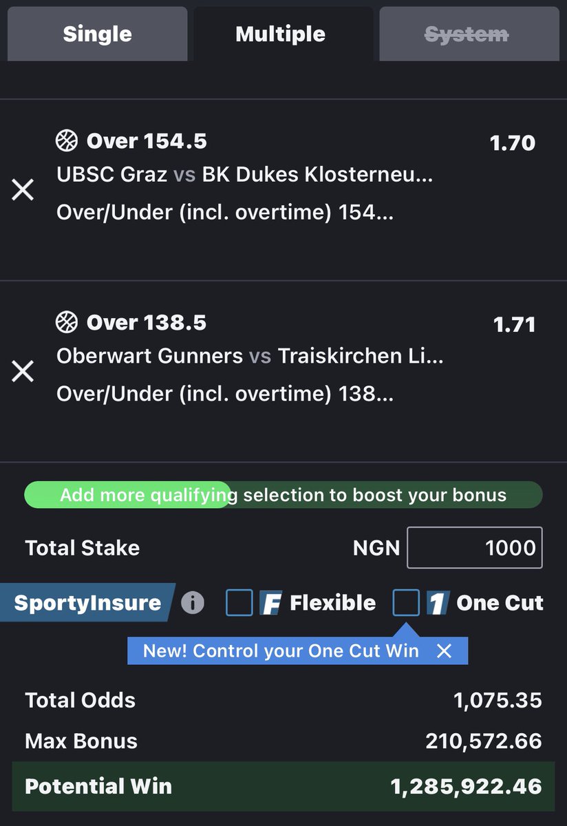 Sportybet users.💥⚡ Let's do it again PROPERLY PICKED ODDS 1k DON'T MISS OUT! GRAND AUDIT!! 1000 to win 1.2M Get code and EDIT posted here👇 t.me/BettingHub1 @CHIZZY_BB @Promisepunta @DESOJI_YL @savinuch_ @deenayaah @BigMan_Xander @bossolamilekan1 @loudpunts