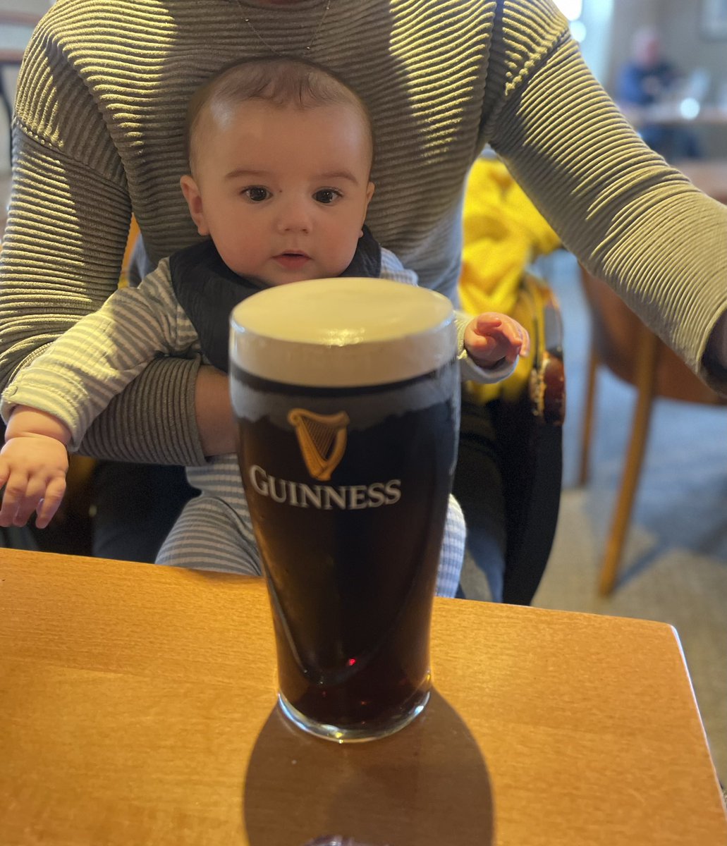 We moving from solids back to liquids @GuinnessIreland