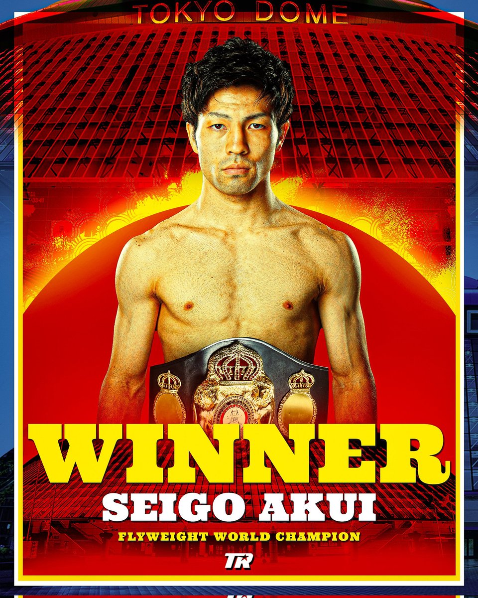 Seigo Yuri Akui successfully defends his WBA Flyweight title with a 118-110, 117-111x2 UD against Taku Kuwahara in the broadcast opener in Tokyo. #InoueNery #AkuiKuwahara