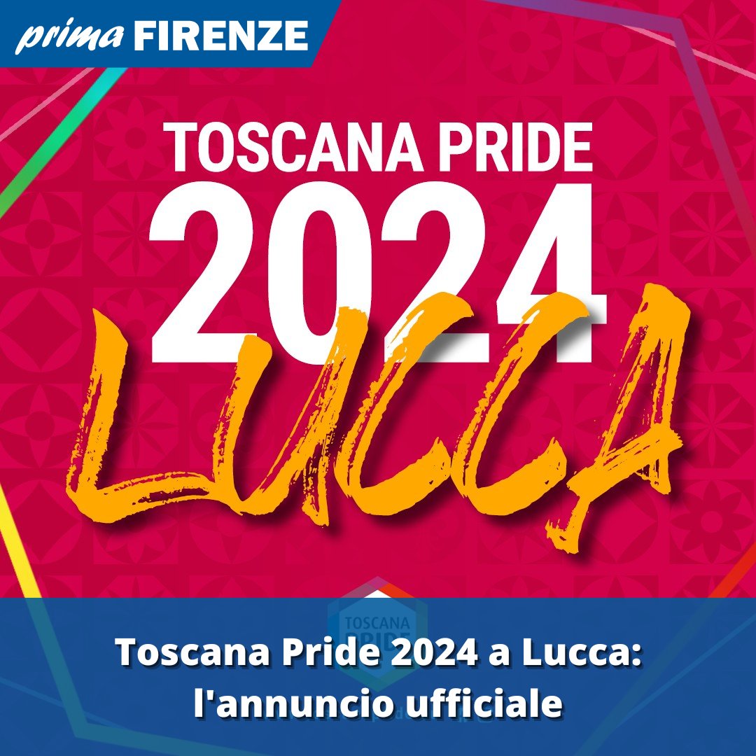 LEGGI: primafirenze.it/attualita/il-t…

#lucca #toscanapride #toscana #toscanapride2024 #annuncio #ufficiale #cronaca #notizie #pride #pride2024 #parata #festa #pridemonth #prideparade #pridetoscana