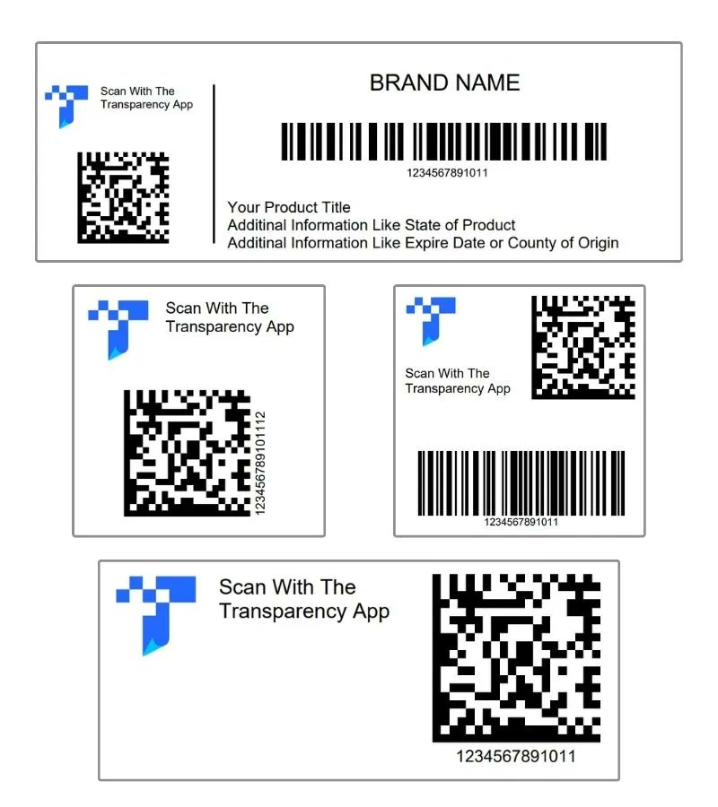 LabelResizer's tweet image. Generate Amazon Transparency labels with Label Resizer Amazon Transparency Label Maker to safeguard your brand and customers from counterfeits with unique Amazon transparency codes..
labelresizer.com/features/trans…
#amazon #amazontransparency #labelmaker