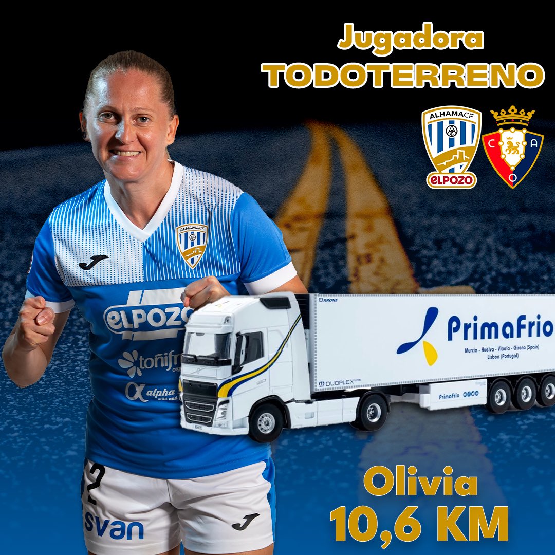 Jugadora 𝗧𝗢𝗗𝗢𝗧𝗘𝗥𝗥𝗘𝗡𝗢 💯

<a href="/oliviaoprea/">olivia oprea</a> es nuestra jugadora <a href="/PrimafrioSL/">Primafrio</a> con más kilómetros. 

¡𝟏𝟎,𝟔! 🔥