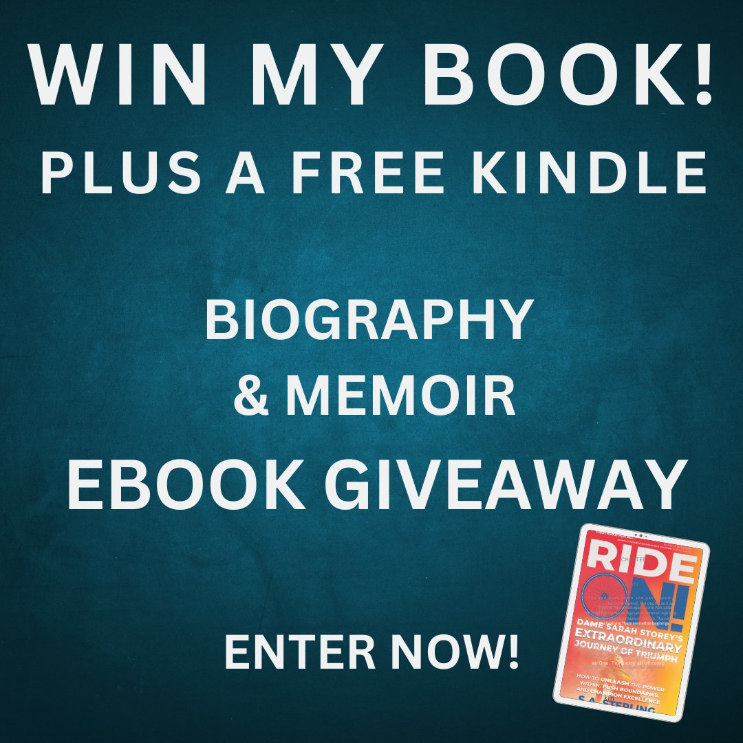 ENTER HERE: bit.ly/RideOnGiveaway

#BookGiveaway #Freebooks #booklover #Paris2024 #paralympics2024 #olympics2024