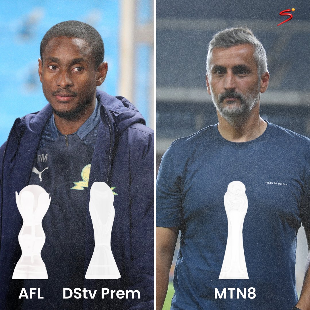 Sundowns:
🏆 AFL 
🏆 #DStvPrem 
❓ #NedbankCup

Pirates:
🏆 #MTN8 
❓ #NedbankCup 

Will it be Sundowns finishing with three trophies or will Pirates do back-to-back domestic cup doubles?