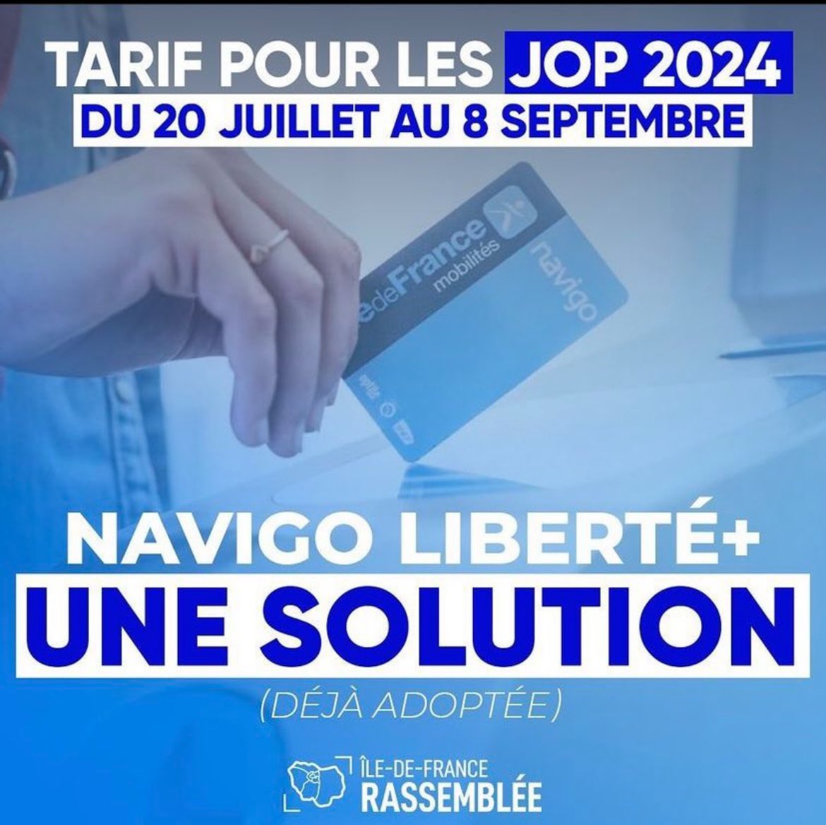 ❌ faux ! le ticket de bus restera à 1,73€ pour les Franciliens avec la formule Liberté+. @vpecresse