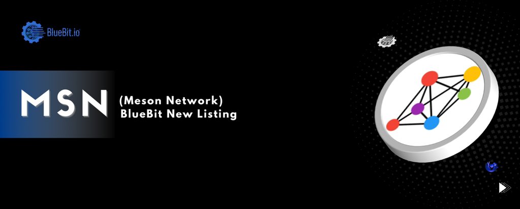 We welcome @NetworkMeson addition to our spot market, trade MSN/USDT on #BlueBit. 🔹 Trading pair: MSN/USDT 🔹 Trading will open on 2024-05-07 at 14:00 (UTC) 🔹 Deposit will open on 2024-05-07 at 12:00 (UTC) 🔹 Withdrawal will open on 2024-05-08 at 12:00 (UTC)