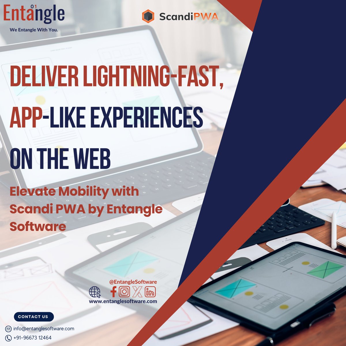 Ignite your web presence with Scandi PWA by Entangle Software! Seamlessly blend performance and functionality to create engaging user experiences across all devices.

Explore why Scandi PWA is the future of web development!

#ScandiPWAAdvantage #EntangleInnovates