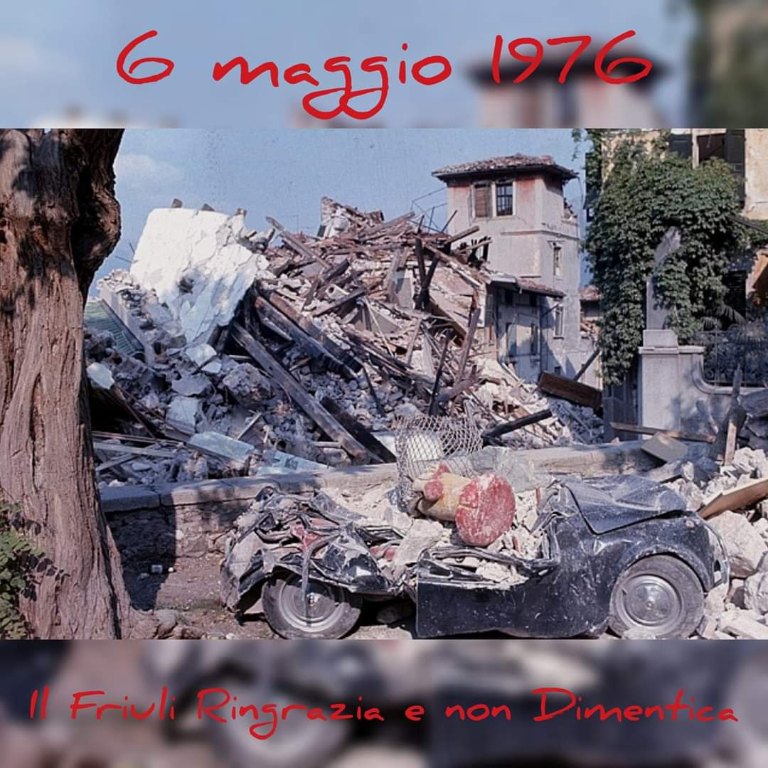 6 maggio 1976

Il Friuli Ringrazia e non Dimentica

#6maggio1976
#friuli
#friuliveneziagiulia 
#terremoto
#earthquake
#pernondimenticare