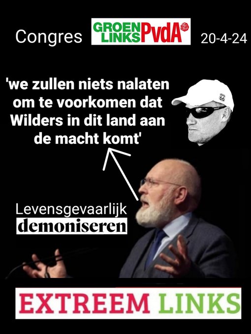 Op 6 mei 2002
werd #PimFortuyn vermoord

2 weken geleden sprak #FransTimmermans
de onderstaande demoniserende woorden
maar hij bedoelde er niets kwaadaardigs mee
zei hij.......;-((