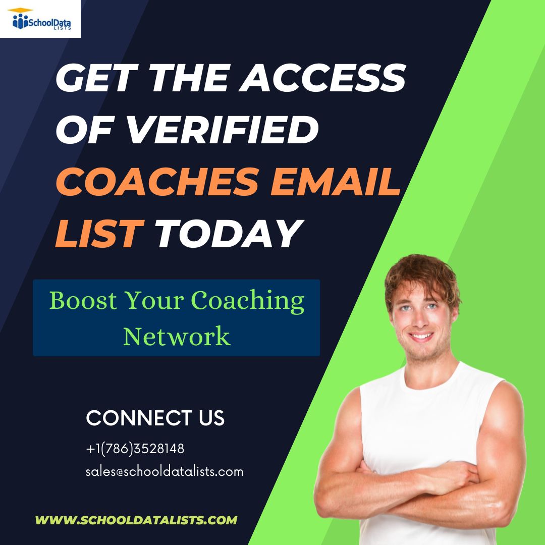 Connect with coaches from various sports and industries to expand your network and grow your coaching business.

schooldatalists.com/database/coach…

#CoachContacts
#CoachDatabase
#CoachNetwork
#CoachesEmailList
#CoachConnections
#education 
#CoachCommunication
#CoachMailingList