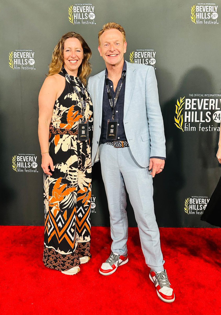 Tales from the red carpet in Hollywood! We’re honoured to have our short film The Choice (directed by Paul Hendy and written by @timwhitnall, and starring @OfficialRita and @Alex_Macqueen) nominated at the wonderful Beverly Hills Film Festival (@thebhfilmfest)