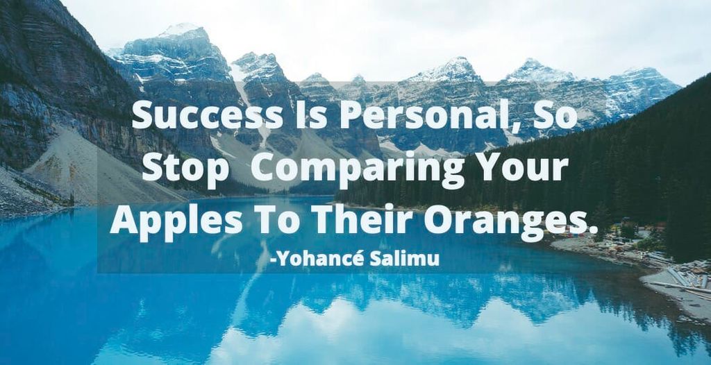 'Stop comparing your apples to their oranges.' #Motivation #MondayMotivation #inspiration #inspirational #InspirationalQuotes