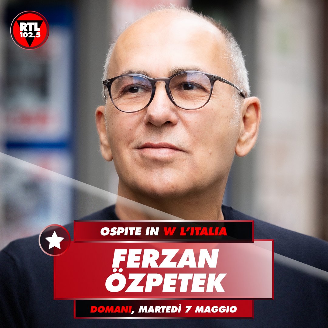 📅 Domani, martedì 7 maggio
⏰ Alle 11.30
🎙️ @FerzanOzpetek sarà ospite in #WLItalia

Segui la diretta 📲