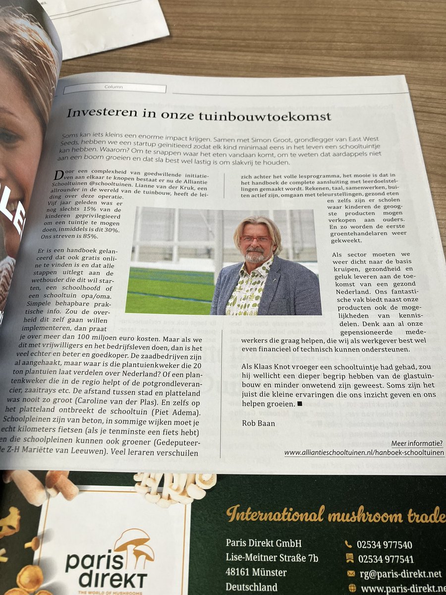 Had <a href="/KlaasKnot/">Klaas Knot</a> maar een #schooltuintje gehad …….. column <a href="/rjpbaan/">Rob Baan</a>