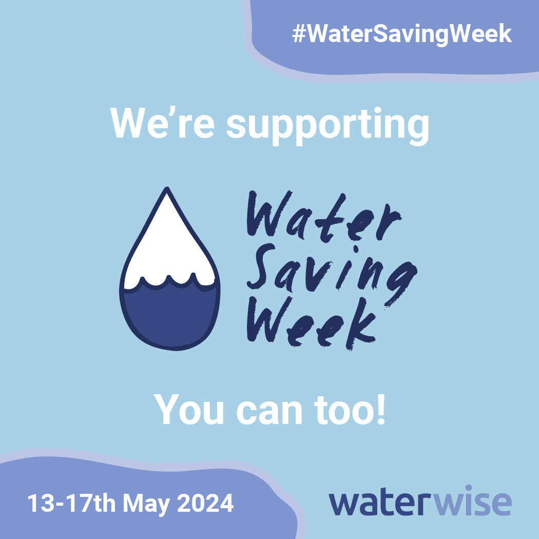 We're supporting Water Saving Week 13th-17th May 2024!

Next week marks the 8th year that @Waterwise will host Water Saving Week. By incorporating small water-saving habits into our daily routines, we can collectively make a BIG impact on water conservation.

#WaterSavingWeek