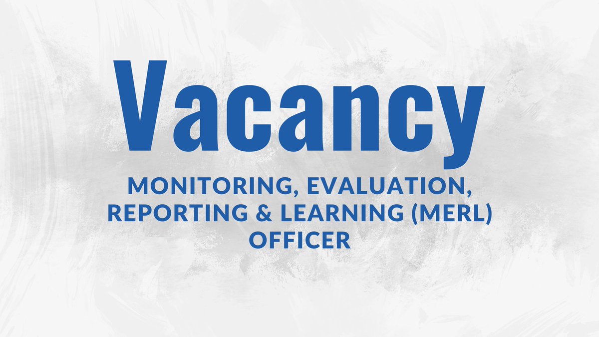 VACANCY: Monitoring, Evaluation, Reporting & Learning (MERL) Officer SARIMA is seeking a full-time Monitoring, Evaluation, Reporting & Learning (MERL) Officer to support the organisation and its projects.   More information: sarima.co.za/vacancies/