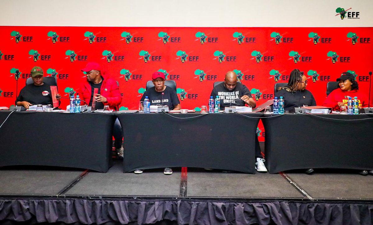 [IN PICTURES]: EFF Tshela Thupa Rally Preparatory Committee Meeting is now currently underway. The EFF is hosting its Tshela Thupa Rally on the 25th of May at Peter Mokaba Stadium. #EFFTshelaThupaRally