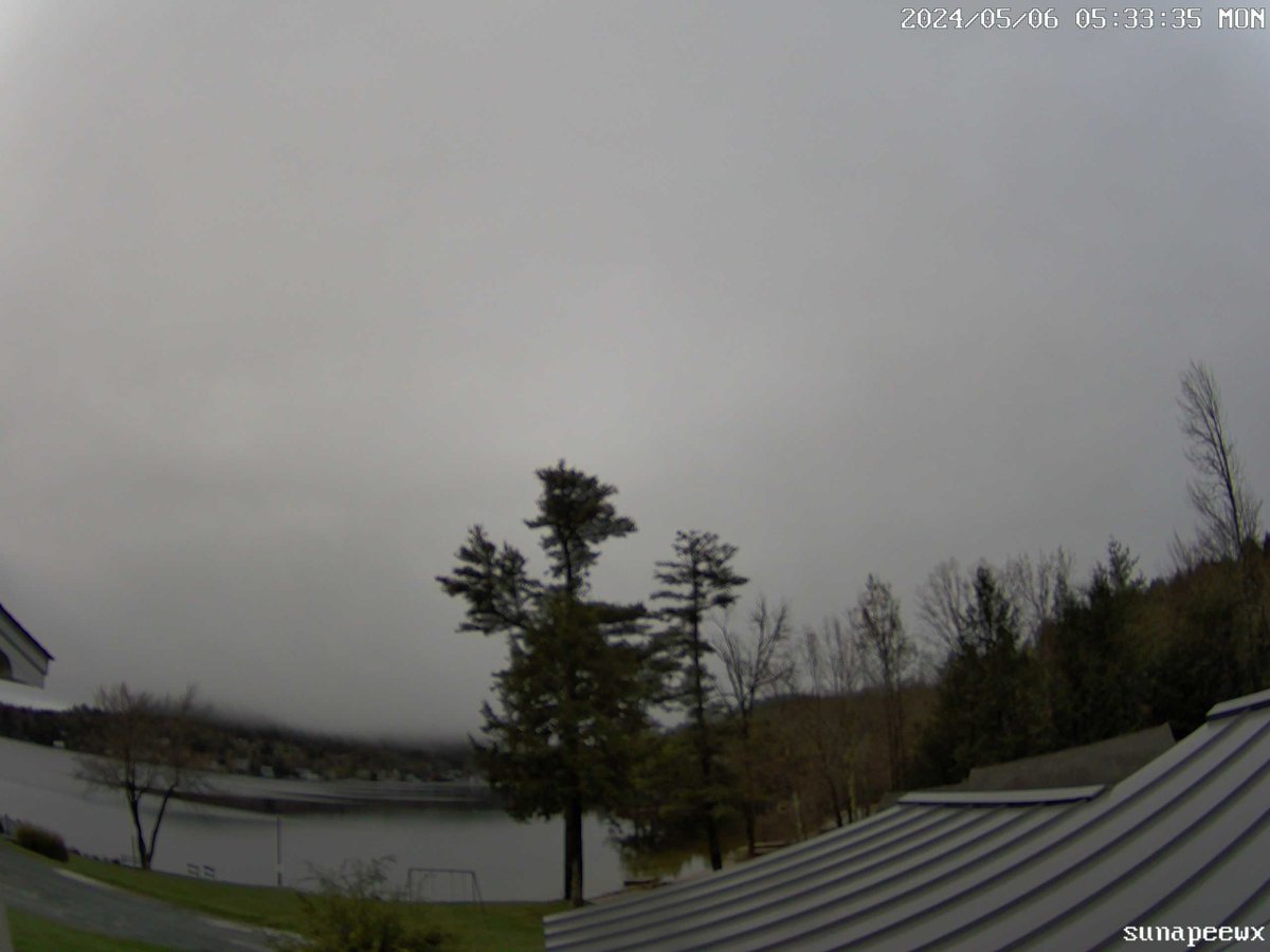 6 May 2024—Good morning #Sunapee. The sunrise this morning was at 5:33 AM. The forecast high for today is 71ºF #NewHampshire #weather #NHwx