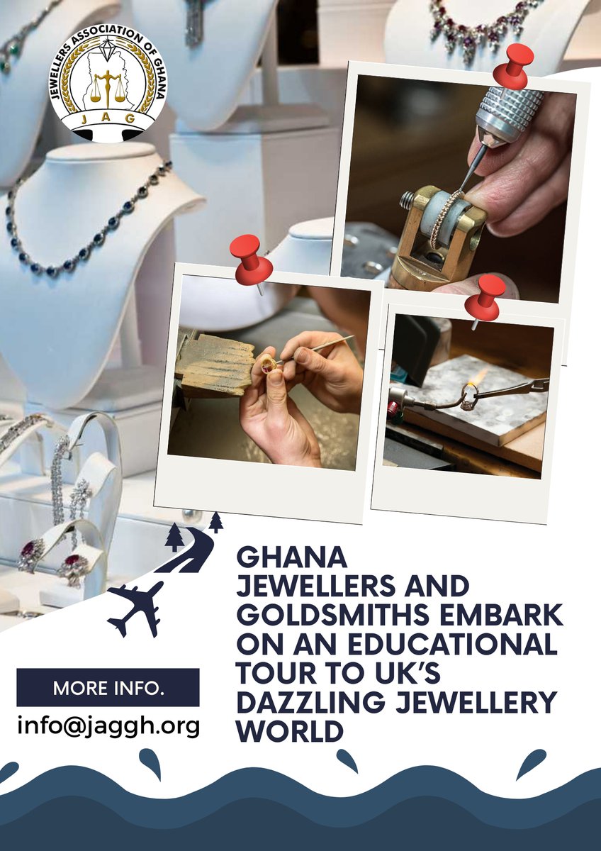 🇬🇧Join us on a sparkling journey through the UK's dazzling 💎jewellery industry! From traditional pieces to modern designs, discover the beauty and craftsmanship that makes British jewellery so unique. 💍✨ #UKJewelleryTour #ExploreBritain #ShineBright
@AngloGold_07 , @GhanaS...