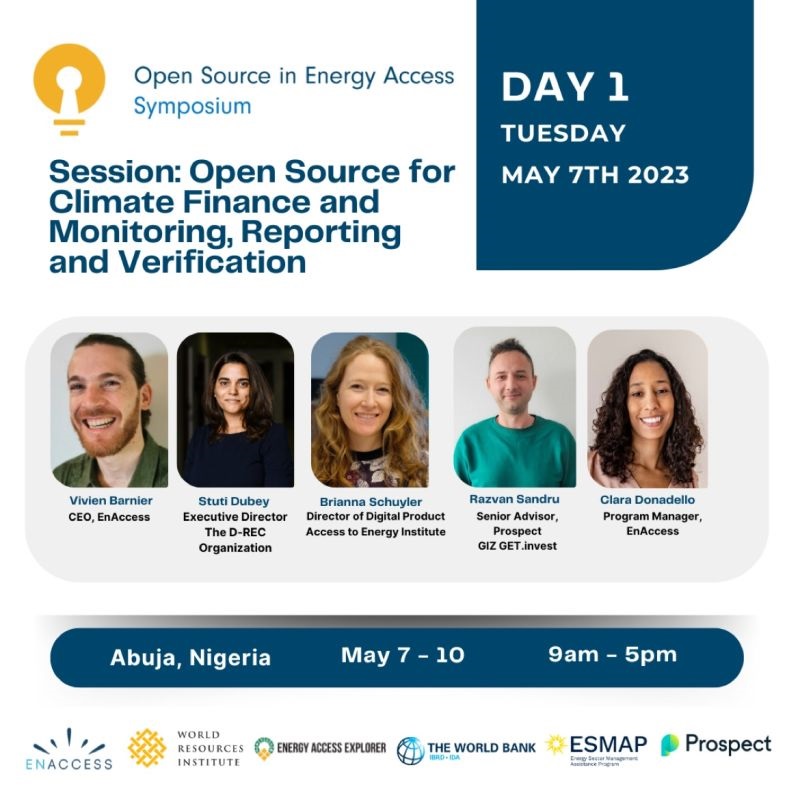 We are at #OSEAS2024 in Abuja this week to present #Prospect together with @A2EI_ . Register now to follow online and learn more about the #opensource data platform contributing to #energyaccess lnkd.in/gncUpyxA