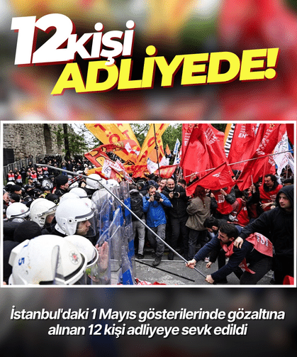 1 Mayıs gösterilerinde gözaltına alınan 12 kişi adliyede
Detaylar: liderhaber.com.tr/1-mayis-goster…
#1mayıs #gösteri #gözaltı #adliye