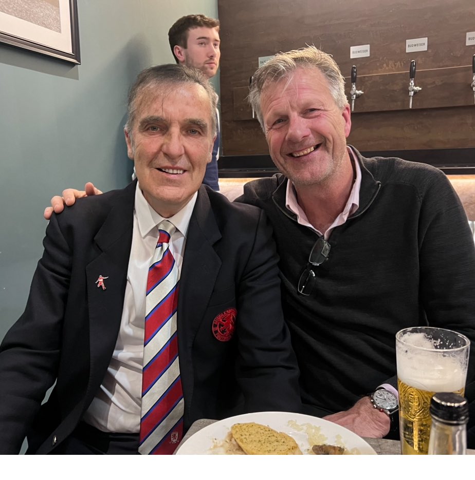Thanks to everyone for creating a great atmosphere in the Legends lounge this season at the Riverside . And a big thanks to all my guests who have entertained. UTB .