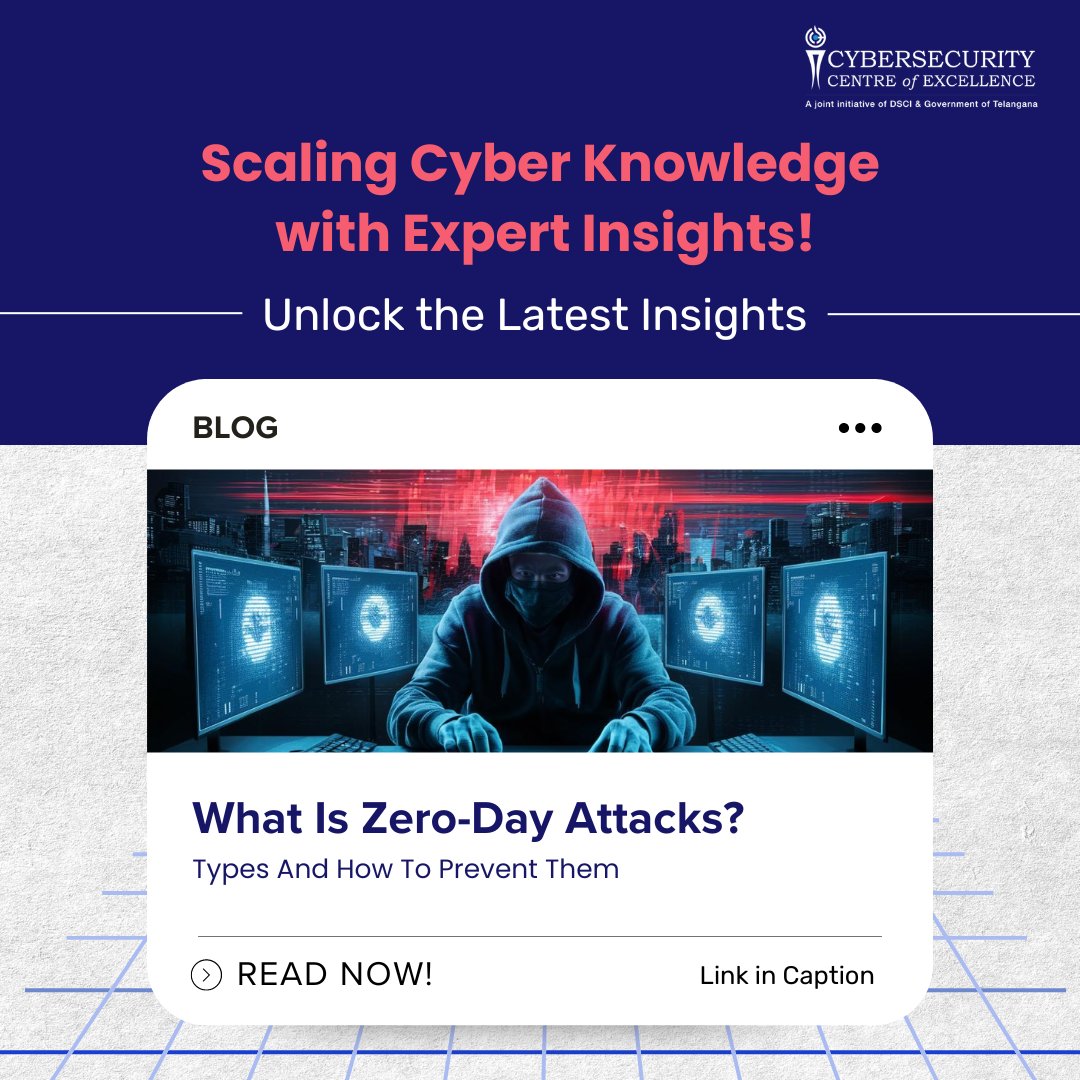 ‌Zero-day attacks exploit previously unknown vulnerabilities in any software or systems, leveraging flaws for which no patch or fix has been released.

Wondering how organisations can prevent harm from such attacks? 

Dive into our blog to learn more: - bit.ly/4d2ejxU