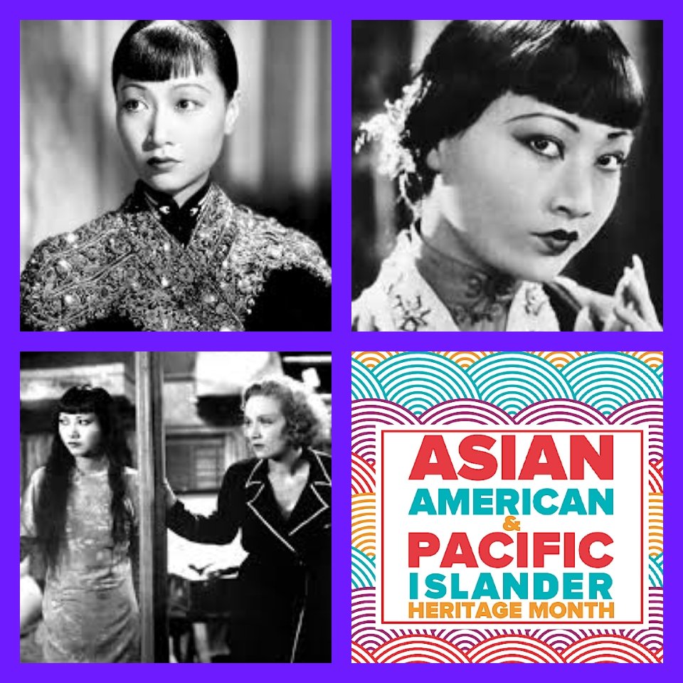 #MPAJAGS Spotlight on APIAHM Anna May Wong born in 1905. She is considered by many to be the first Chinese American movie star. During her career, she appeared in over 60 films. Wong faced horrific racism in Hollywood, to the point where she transitioned to European films.
