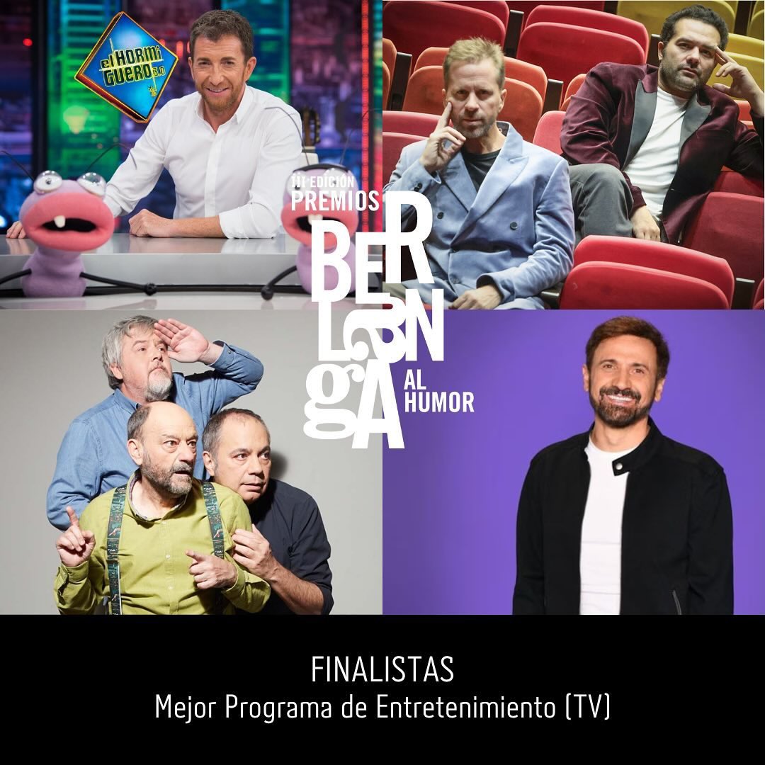 Enciende_TV's tweet photo. Nos hace mucha ilusión contaros que @entre_compadres de @canalsur es finalista al Premio Berlanga al Humor 2024 en la categoría MEJOR PROGRAMA DE ENTRETENIMIENTO (TV) 🤩
El 27 de mayo nos juntaremos con toda esta gente, a los que admiramos profundamente, a celebrarlo!! Gracias! https://t.co/1WkofgWRVw