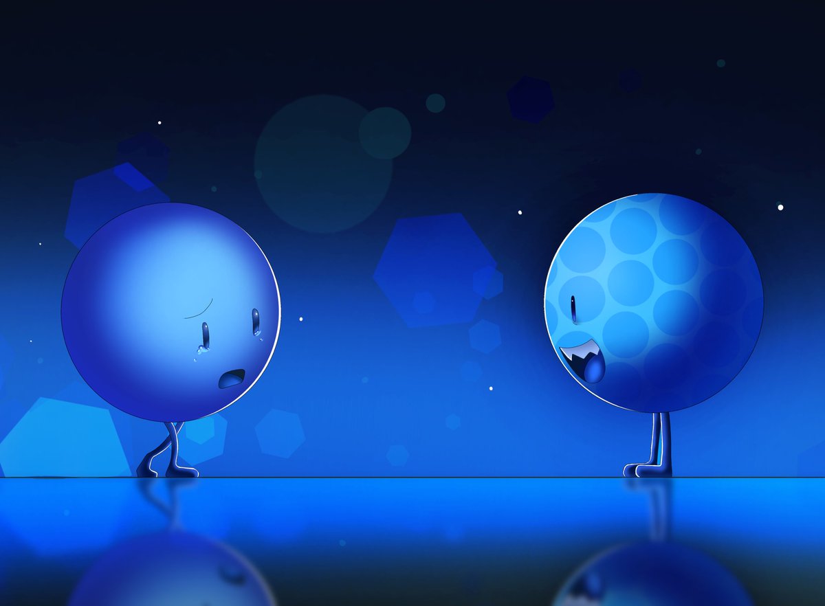 “golf ball, what did we become?”
“a monster.” 
#bfb #bfdi #tpot