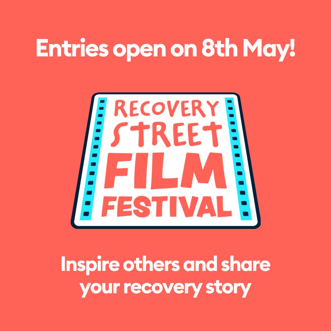Entries for #RecoveryStreetFilmFestival2024 open on 8 May! 📽️ We will share the theme with you soon, you can follow @RecoveryFilms for more exciting updates. Take a look at previous recovery story entries for inspiration on the #RSFF website. 👇 rsff.co.uk/previous-entri…