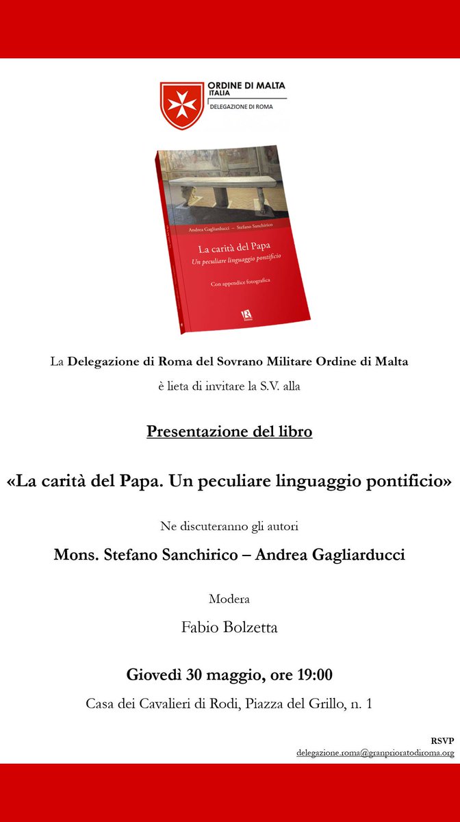 orderofmalta.int

#orderofmalta #orderofmalta_official #ordinedimaltaitalia #ordinedimalta #cisom #ordinedimalta_corpomilitare