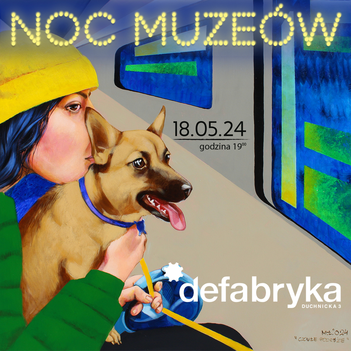 defabryka's tweet photo. #NocMuzeów2024 w Defabryce przed nami.
28 Artystek, ponad 100 prac. 

Prezentowana w tej edycji sztuka zamyka się w sformułowaniu: kolor, kreska, forma.

Szczegóły w wydarzeniu na FB ⬇️
https://t.co/eyWX01ePoh https://t.co/dFMzVmgG3F