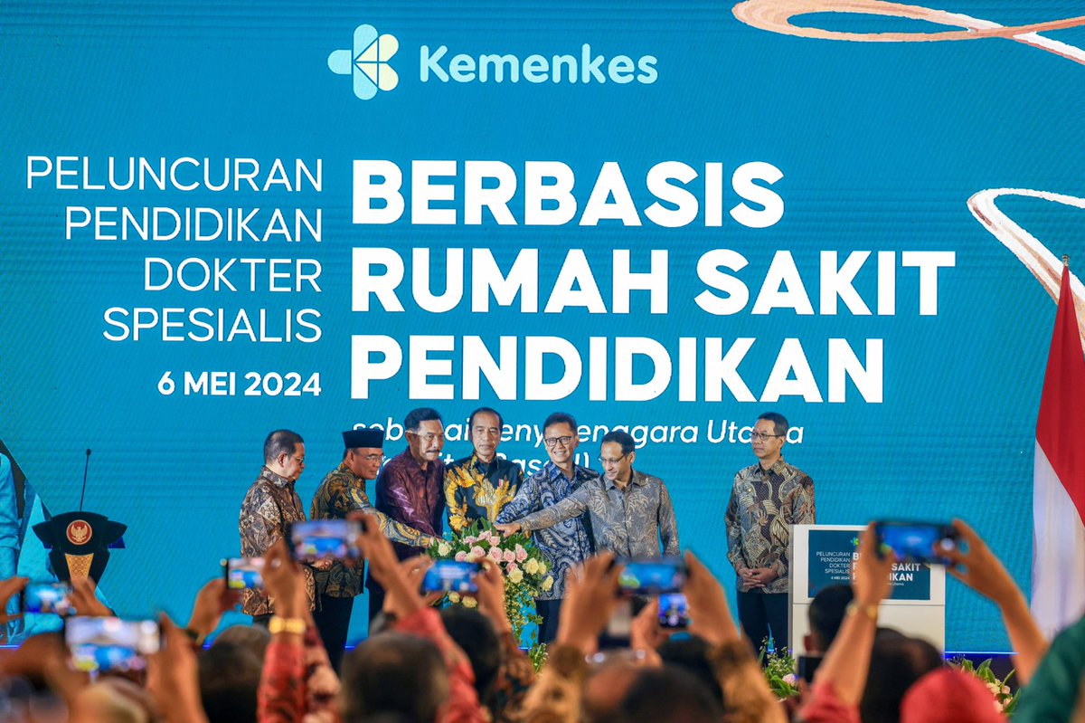 #RilisSehat Pendidikan Dokter Spesialis Berbasis Rumah Sakit Resmi Diluncurkan Presiden Joko Widodo @KemenkesRI kemkes.go.id/id/rilis-keseh…