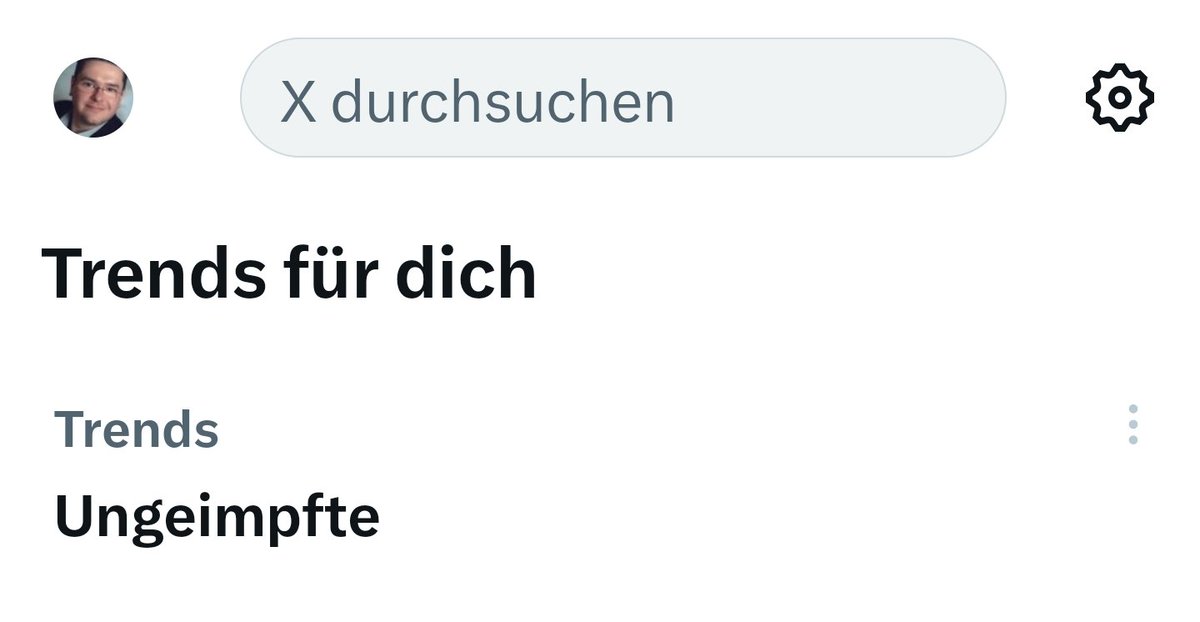 Ungeimpfte liegen im Trend 😊