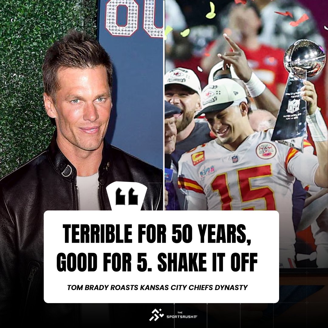 Tom Brady shreds the Chiefs dynasty with a brutal joke at Greatest Roast event 🔥
#TomBrady #KansasCityChiefs #TaylorSwift #GreatestRoastOfAllTime #ShakeitOff