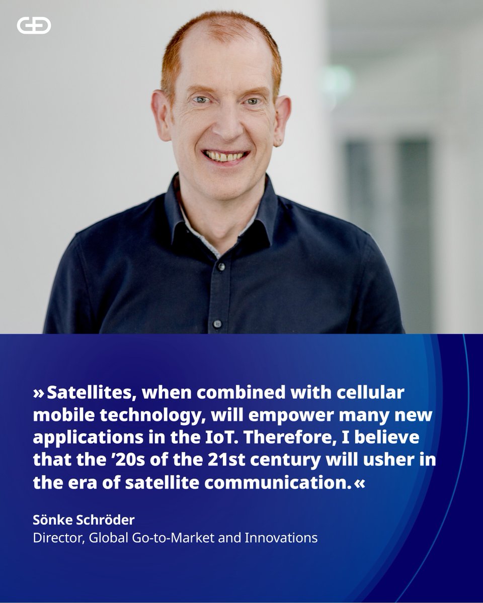 #SatelliteTechnology boosts network coverage, leading to #IoT expansion. 🛰

By partnering with @Sateliot, a satellite communications network operator, G+D becomes the only end-to-end provider of IoT #connectivity with truly global coverage.🎉 

Read more: di-ri.co/TGzis